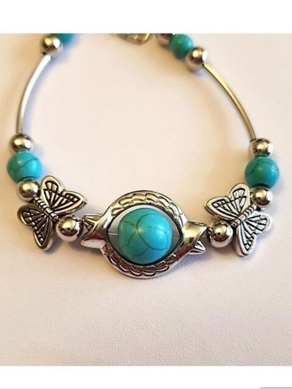 BestSeller Bohemian beaded Turquoise Butterfly Bracelet BR